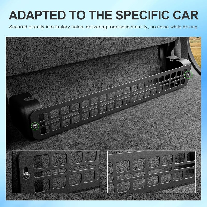 SZYANG لوحة تقسيم قاعدة المقعد متوافقة مع فورد F150 من 2015-2025، بديل لوحة مولي لمنظمات تحت المقعد لملحقات F-150 من 2015-2025 - Image 2